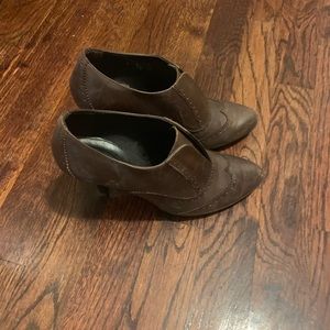 J crew leather oxford pump